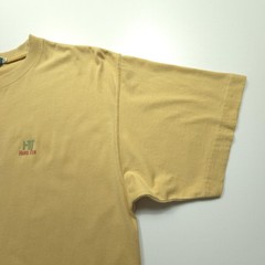 VTG Hang Ten Mens Shirt Small Yellow Basic Quite Surf Logo 90s Beach Hong Kong