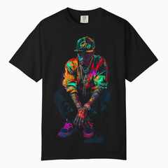 Urban Hip Hop Pop Graphic T-Shirt, Comfort Colors T Shirt, Unisex Streetwear Tee