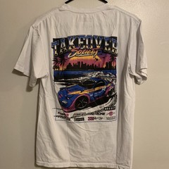 Box Set Mens Boxset Takeover Society Car Graphic White Shirt Men’s Size Medium