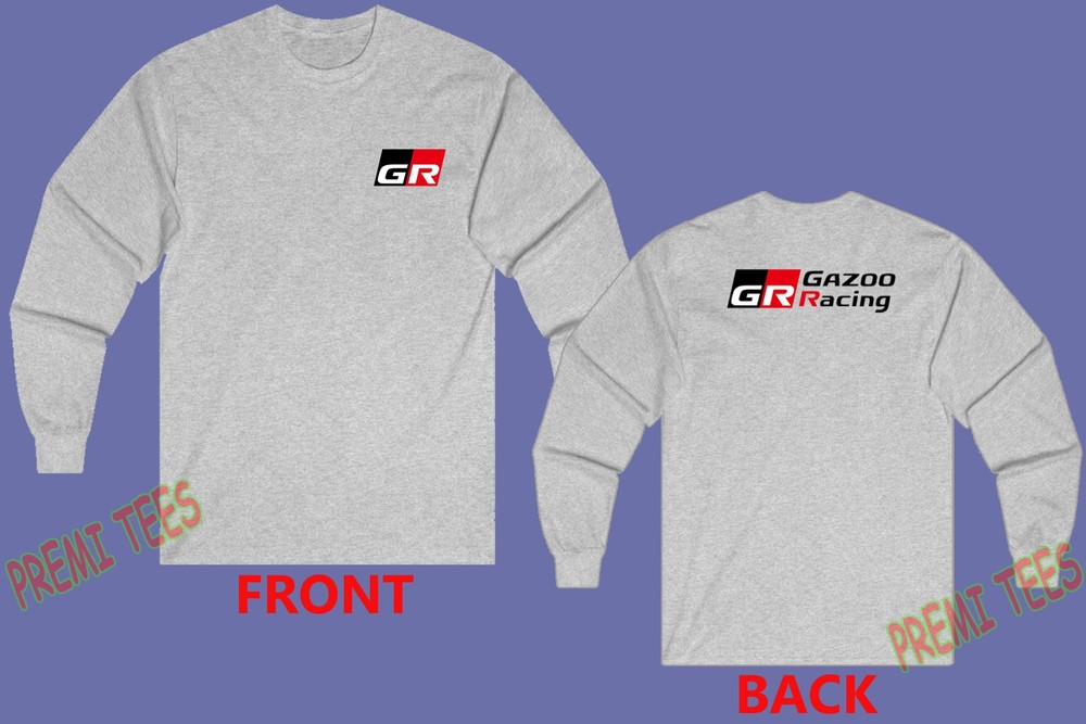 GR Gazoo Racing Japan Sports Car Tuner Men’s Gray Size S-3XL