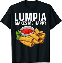 NEW LIMITED Funny Lumpia Gift For Men Women Pinoy Filipino Food Lovers T-Shirt