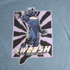 Nike Max90 Swooshman Graphic T Shirt Smokey Blue Short Sleeve Large