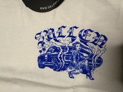 Sullen Smoke Show Premium T-Shirt White Size L Tattoo Art Graphic Tee NWT