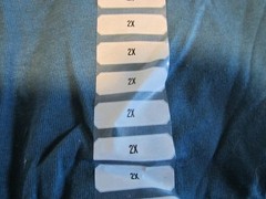 Duluth Trading Co 2X Shirt Women’s Plus Lightweight Longtail T 3/4 Sleeve Tun