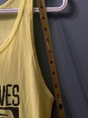 Satoshi Nakamoto Bella Canvas Yellow Tank Top Size S Small Bitcoin Stack Stats