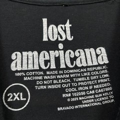 Machine Gun Kelly Lost Americana Album Cliche T-Shirt Size 2XL