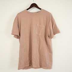 Goodfellow Men’s Xl Light Orange Cotton Short Sleeve Casual T-Shirt w/Pocket
