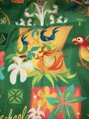 NWT New Mens LARGE Disney Parks RSVLT Enchanted Tiki Room Button Down Shirt
