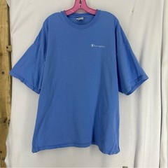 Champion Embroidered Logo Short Sleeve T Shirt Mens XXL Blue