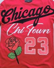 ETERNITY BC/AD Men’s Apparel Chicago Chi-Town Red T-Shirt – Size: Medium