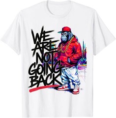 We Are Not Going Back, Silverback Gorilla Kamala-Harris 2024 T-Shirt