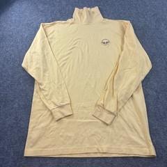 VTG Overton Turtleneck XL Yellow The Olympic Club Embroidered Cotton Mens