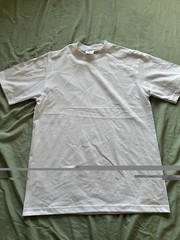 Shaka Wear Super Max Heavyweight White Cotton Knit Crew Neck T-Shirt Men L
