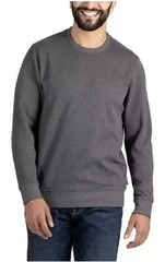 NWT Gerry Mens Gray Crewneck Long Sleeve Sweatshirt Pullover Large