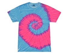 Pick a Pink Tie Dye T-Shirts Adult SM – 5XL 100% Cotton Colortone
