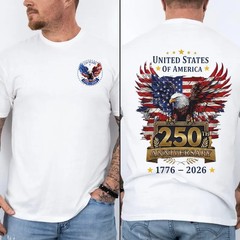 America 250 shirt, USA 250th Year America’s Patriotic Birthday T-Shirt S-5XL