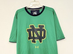 Under Armour Notre Dame Sideline Huddle Tee Men’s Size 3XL Jersey Mesh UM8139
