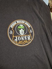Tultex Steve Miller Band Joker 2014 Black Graphic T-Shirt Men’s L Cotton