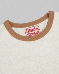 Wonder Looper Recycled Cotton Foxfibre Ringer T-Shirt Sand XXL