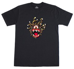 Pixel Art Beholder Dungeons Dragons Simon Butler Design Regular Fit T Shirt