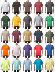 Pro Club Men’s Heavyweight Cotton Short Sleeve Crew Neck T-Shirt – 25 Colors