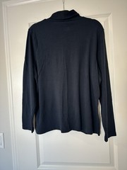 Banana Republic Shirt Mens XL White Timeless Turtleneck Long Sleeve Tee Stretch