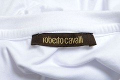 Roberto Cavalli Men’s White Graphic Leopard Crewneck T-Shirt Size S M L XL