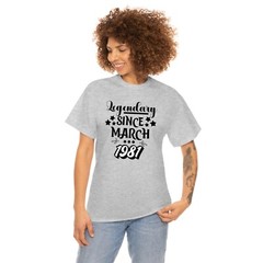March Birthday shirt 3XL-5XL customise year born in March birthday in March