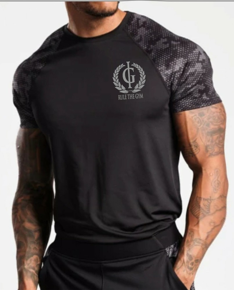 Iron Gods Assault Dri-Fit Workout T-Shirt, Mens Gym Outfit ,Gym Shirt, Gym Tee