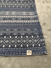 Free Planet Shirt Mens Medium Blue Aztec Stripe Pocket Surf Skater Style Tee