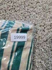 Felix The Cat T Shirt Mens Medium Green Striped Short Sleeve Cotton Graphic