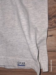 Vintage Gallaudet University Shirt Bison Signatures Logo Script Spellout Large
