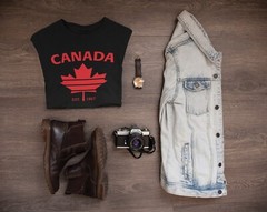 Canadian flag, Canada Tshirt,Proud Canadian, Canada Gifts Tshirt, ReiLly Clayton