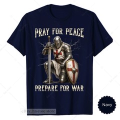 Christian Knight Shirt Prayer Warrior Crusader Tee Armor Of God Religious Gifts