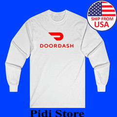 Doordash Food Delivery Driver Men’s White Size S to 2XL