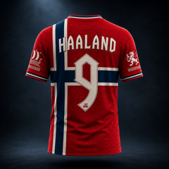 Norway Soccer Jersey Custom Name Number Viking Norwegian Shirt (S-5XL)