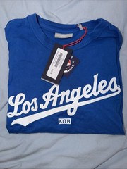 FW25 Kith x Los Angeles Dodgers Logo Boxy Vintage Tee Womens Medium