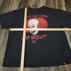 It The Movie Shirt XXL Pennywise Clown Arent You Gonna Say Hello Stephen King
