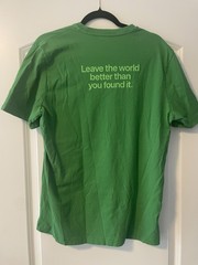 Apple Earth Day Green Employee T-Shirt (Medium)