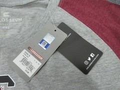Carolina Shirt Mens XXL 2XL Gray Maroon Crew Neck Colosseum Baseball Tee NEW