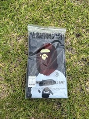A Bathing Ape BAPE Ape Head Logo Graphic Tee Men’s M Black/White Crew Neck