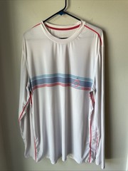 Gerry Mens XXL Long Sleeve Sun UV Protection T-Shirt White Base Layer Outdoor