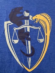 Custom Ink Perfect District T-shirt Size L Color Blue
