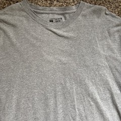 Carhartt Long Sleeve Logo Graphic Shirt Gray Size L Loose Fit TK0231-M Workwear