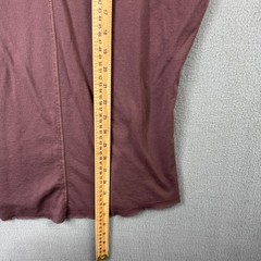 One Golden Thread Men’s Size XL Long Sleeve Supima Cotton Blend Tee Plum Brown