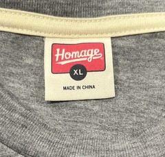 Homage Yankees Vs Mets T Shirt Men’s XL Gray Polyester Cotton Rayon