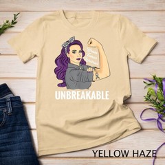 Brain Tumor Awareness Warrior Unbreakable Survivor Unisex T-shirt