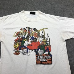Vintage Fat Albert Junkyard Gang Shirt Mens Large Graphic Scene Not Herd 90s