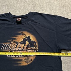 Harley Davidson Shirt Mens XL Black Birmingham AL Short Sleeve