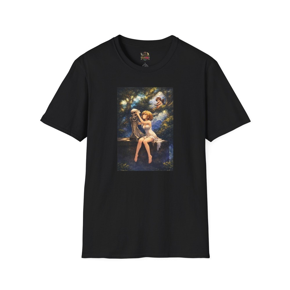 Cherub Angel Painting T-Shirt Artsy Retro Anime Aesthetic Unique Cool Graphic